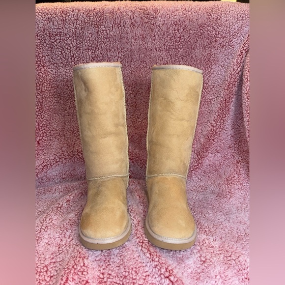 UGG Classic EXCELLENT CONDITION Tall tan boot SIZE 9 - Picture 3 of 9
